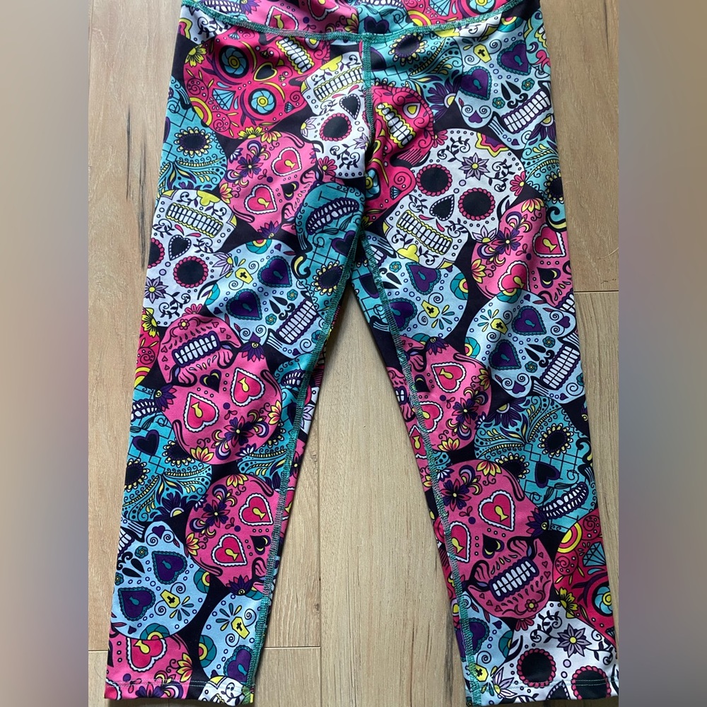 Sugar skull leggings medium